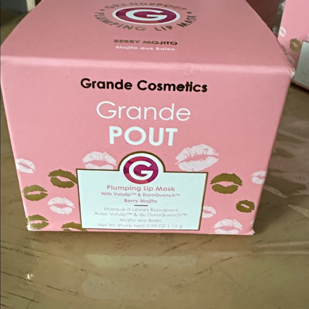 Brand new grande pout  Plumping Lip Mask, 3 new boxes are available.